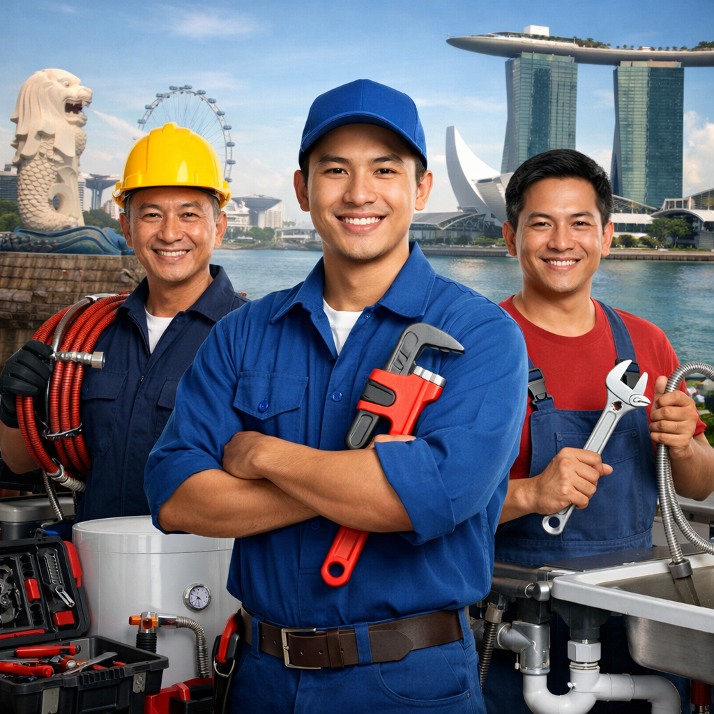 Trusted Plumber Singapore | Choke Clearing, Leak Repair & Water Heater Services